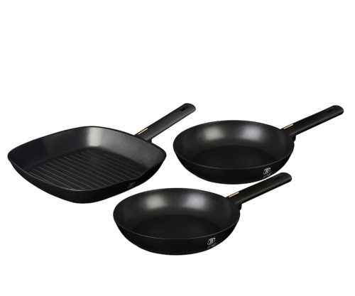 Berlinger Haus Set Tava Monaco Titanium Collection, Crna Mat