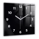Wallfluent zidni sat crni 60cm