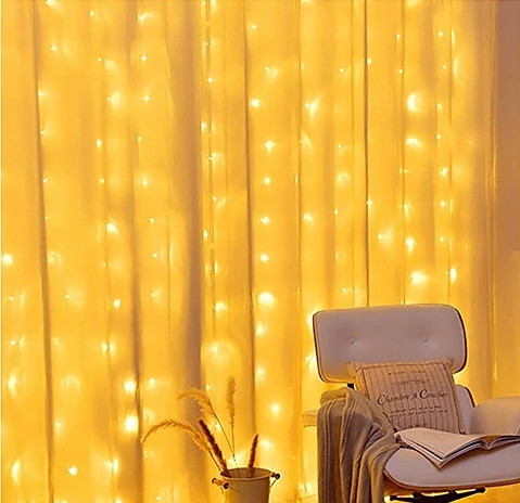 LED BOŽIĆNA SVJETLEĆA ZAVJESA ZA PROZOR S GARLANDOM ICILS LAMPICAMA + DALJINSKI UPRAVLJAČ