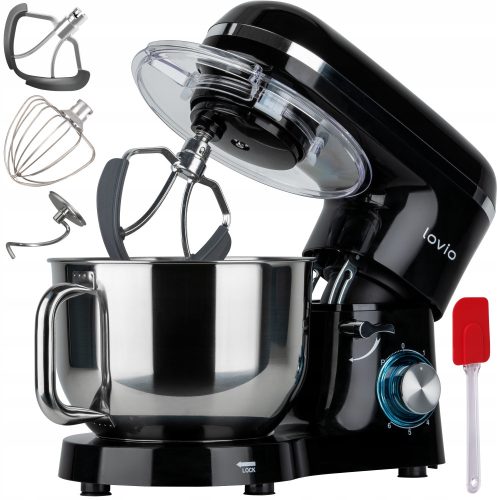 Kuhinjski robot planetarni mikser ChefAssistant LOVIO 3000W 6,2l crni