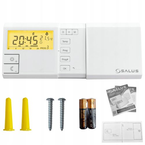 SALUS 091FLV2 PROGRAMABILNI TJEDNI REGULATOR ZA KOTAO SA PEĆI, OŽIČENI