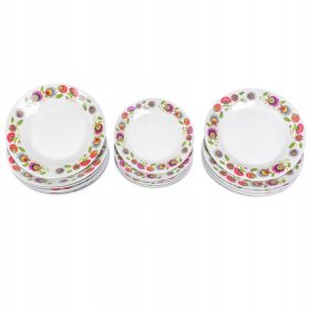   Servis Porculan "ETNO Cvjetni Motiv" 18-dijelni set tanjura