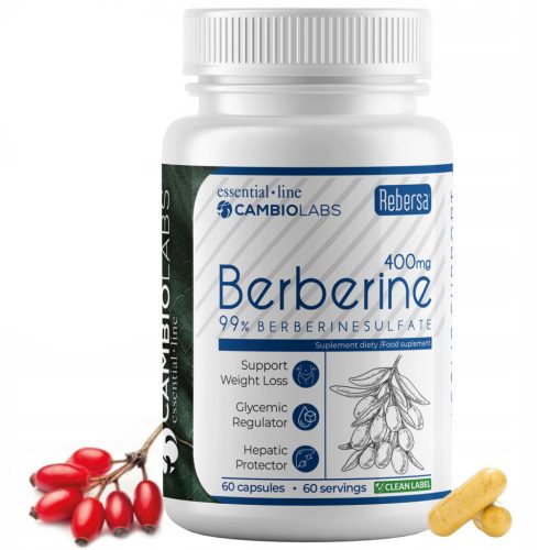 Berberina Siarczan 400mg CambioLabs - Suplement za Zdravlje