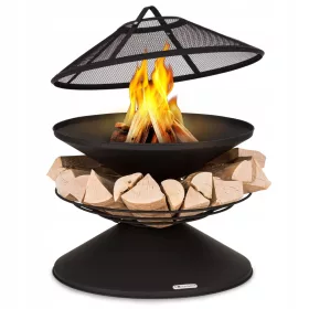 Metalni vrtni kamin - Vrtni kamin 65 cm, dužina 65 cm