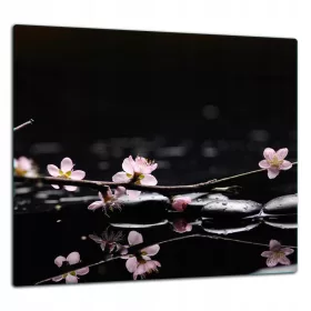   Staklena ploča 60 x 65 x 4 mm, polirano kaljeno staklo, višebojno