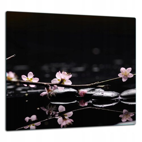 Staklena ploča 60 x 65 x 4 mm, polirano kaljeno staklo, višebojno