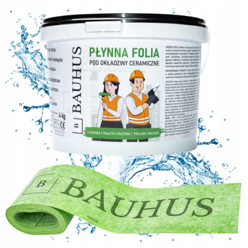 Hidroizolacijski set Bauhus Folia u tekućem obliku 4kg + Bauhus brtvena traka 10m