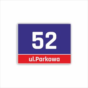 Numer na dom kuzniareklamy 40 x 30 cm