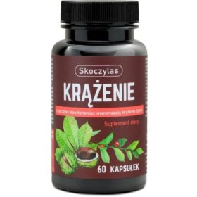   Dodatak prehrani SkoczyLas s ekstraktima kashtana i gožđika za poboljšanje cirkulacije, 60 kapsula