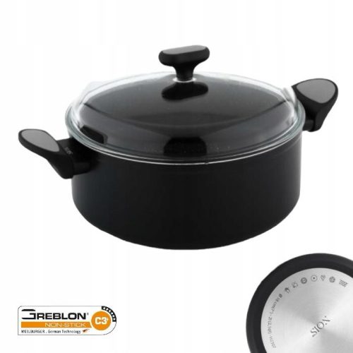 NOIS Premium lonac Salto Silver 7L s Greblon C 3+ premazom