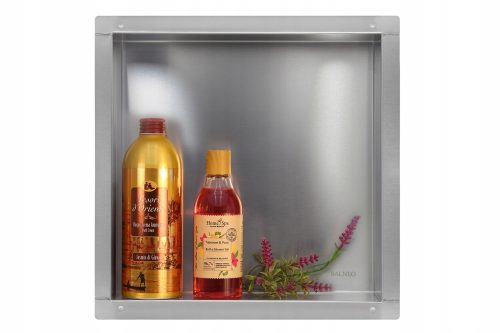 BALNEO INOX Polica za kupaonicu bez ruba 30x30x7cm