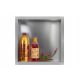 BALNEO INOX Polica za kupaonicu bez ruba 30x30x7cm