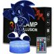 Fantastična Sonic 3D noćna lampa sa 16 boja i daljinskim upravljačem Fantastična Sonic 3D noćna lampa je kreativno osvjetljenje koje će oduševiti djecu, prijate