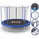Trampolin Fitness Star s mrežom za djecu 312 cm Plava Mreža s Ljestvama