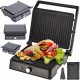 Lovio Električni Kontaktni Roštilj za Panini 2200W - Crni