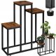 Kwietnik Agras Rustic 67 cm metalni stalak za cvijeće u industrijskom stilu