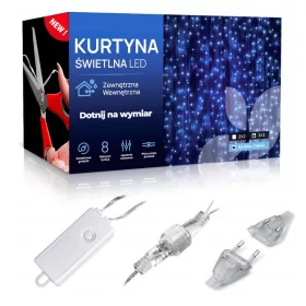 LED svjetlosna zavjesa 3x3m 300 LED nano - Lunarise