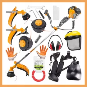   Powermat Profesionalna Benzinska Motorna Kosa 180 cm 7,69 kg 4500 W 6 KS