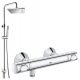 Zidna Omnires UNI krom + Grohe GROHTHERM 500 krom slavina za tuš