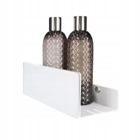   Najbolja staklena polica za kupaonicu ISLA 20cm - Bijelo staklo