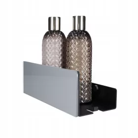 Kupaonska tuš polica ISLA 20cm Siva