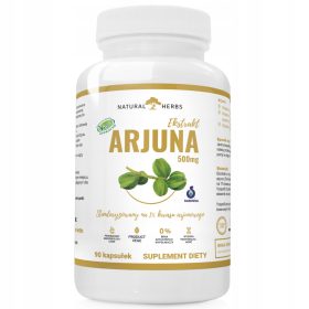   ARJUNA Ekstrakt 500mg - Prirodna Potpora za Zdravo Srce, 90 Kapsula