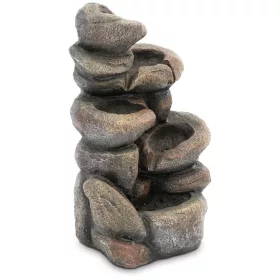   Vrtne fontane s LED osvjetljenjem - Dekorativna fontana za vrt sa pumpom za vodu, 180l/h