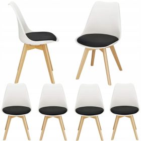 Stolica Springos® Verde, skandinavski dizajn, 4 komada