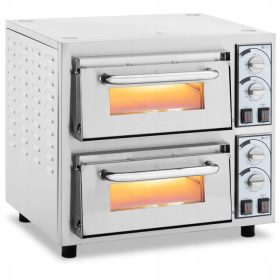    Royal Catering RCPO-4400-2PS pećnica za pizzu 4400 W 53,5 cm x 53 cm
