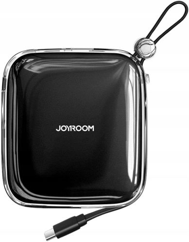 Powerbank Joyroom Jelly Series JR-L002B 10000mAh 22.5W s USB kablom CRNI