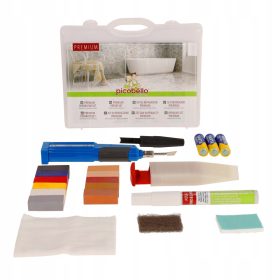   Set za popravak keramičkih pločica CERAMIX PREMIUM Zestaw naprawczy CERAMIX PREMIUM za popravak oštećenja na keramičkim pločicama, kamenu i pločicama pruža 