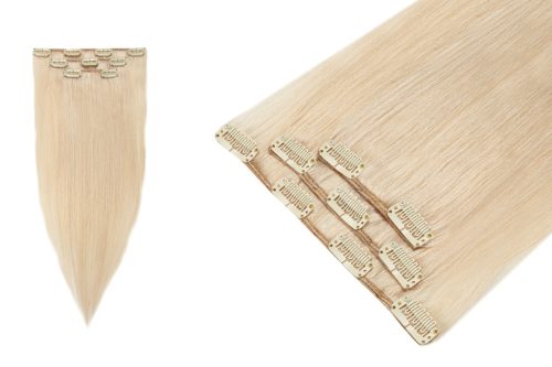 CLIP IN PRIRODNE Ekstenzije za kosu 40 cm 3 trake 35 g BestHair