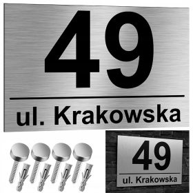 MGD kućni broj 30 x 20 cm