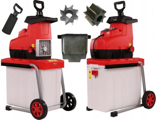 Električni sjeckač Gardyer R600 za drobljenje grana 2600W 45mm