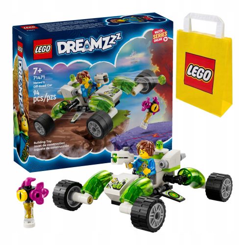  LEGO DREAMZzz 71471 Mateo a jeho terénní auto + LEGO 6315786 PAPIRNATA VREĆICA VP SMALL S 24X18X8