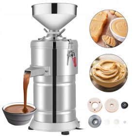   Peanut Butter Grinding Machine 1100W 15kg Commercial Electric Peanut Butter Maker