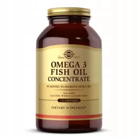   Omega-3 koncentrat ribljeg ulja 1000 mg 120 mekih kapsula Solgar