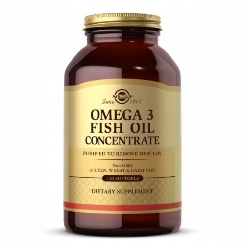 Omega-3 koncentrat ribljeg ulja 1000 mg 120 mekih kapsula Solgar