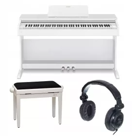   CASIO AP-270 WE Digitalni Klavir + Drvena Klupa + Slušalice - Komplet