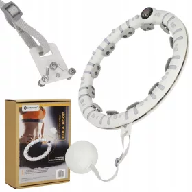   Hula hoop s dodatkom za mršavljenje Springos® sa brojačem i modularnim masažerom