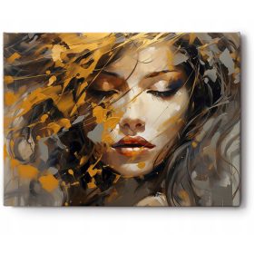   DecorMint Dekorativno Platno za Zid 120x80 cm Portret Žene Apstraktno