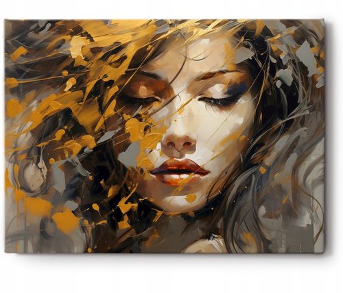 DecorMint Dekorativno Platno za Zid 120x80 cm Portret Žene Apstraktno
