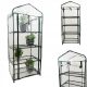 Mini staklenik za vrt s policom za balkon 160x68x51 cm