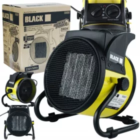   Termoventilator BLACK 2 KW - Najbolja učinkovitost i kvaliteta! Zagrijte svoje prostorije brzo i učinkovito s termoventilatorom BLACK! Model 2 KW BLACK (55057) ima izvrsne grijne karakteristike koje o