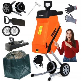 Električni drobilica grana XXL Premium Turbo