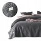 Dekorativni prekrivač od poliestera Room99 240 cm x 260 cm u nijansama sive