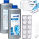  Wessper Cleanmax 1 L sredstvo za uklanjanje kamenca + tablete za odmašćivanje za Wessper CleanOil WES078 espresso aparat 10 x 2 g