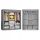 ModernHome tekstilni ormar za odjeću i obuću 126x177x43,5 cm sive boje