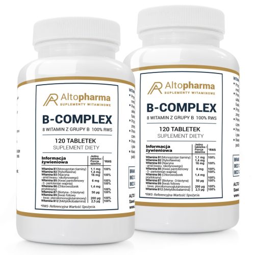 Altopharma® Kompleks Vitamina B— 100% RWS, Bez Punila, 240 Tableta