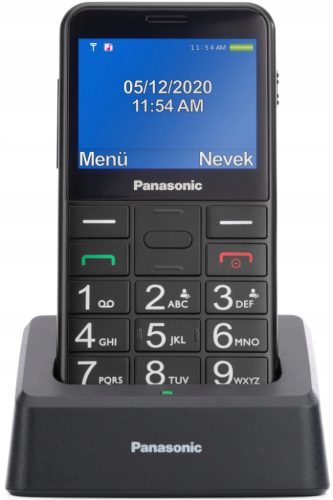 Panasonic KX-TU155EXBN Seniorski Mobilni Telefon 2,4" Bluetooth Crni